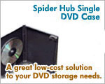 Black Single Spider Hub DVD Cases