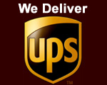 We deliver via UPS