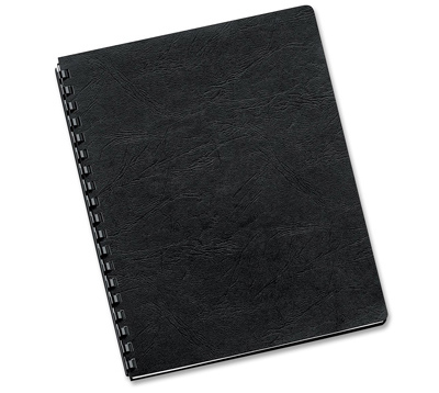 Fellowes 5217501: Black Letter Size Binding Covers