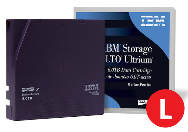 IBM 38L7302 LTO Ultrium-7 6TB/15TB LTO-7 w/ Barcode Lab