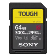 Sony SF-G64T/T1 Memory Card 64GB UHS-II TOUGH SDXC CL10