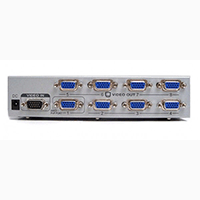 Calrad 40-828-350: 8 Channel 350Mhz SVGA Splitter Calrad 40-828-350: 8 Channel 350Mhz SVGA Splitter