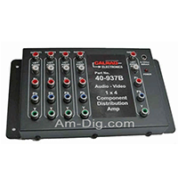 Calrad 40-937B: 1 X 4 Component A/V Distribution A Calrad 40-937B: 1 X 4 Component A/V Distribution A