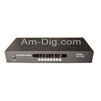 Calrad 40-948M: 8x8 Composite Video Matrix Switch Calrad 40-948M: 8x8 Composite Video Matrix Switch