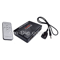 Calrad 40-993: 5 X 1 HDMI Switcher w/ Remote Calrad 40-993: 5 X 1 HDMI Switcher w/ Remote