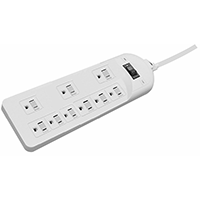 Calrad 95-786: 9 Outlet Modem/Fax Surge Protector Calrad 95-786: 9 Outlet Modem/Fax Surge Protector