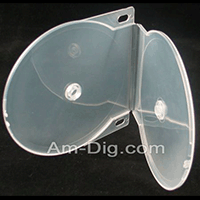 CD/DVD Poly Clamshell Case 7mm with Binder Holes CD/DVD Poly Clamshell Case 7mm with Binder Holes
