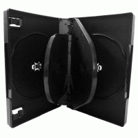 DVD Case - Black Six DVD M-Lock Hub DVD Case - Black Six DVD M-Lock Hub