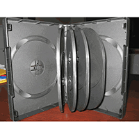 DVD Case - Multi-10 Black 1.475