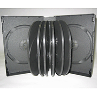 DVD Case - Multi-14 Black 44mm Spine High Quality