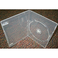 DVD Case - Super Clear Single 4mm Spine Ultra Slim