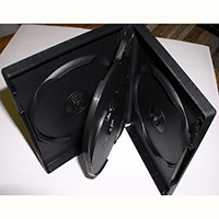 DVD Case - Multi-4 Disc Holder Black 1 DVD Case - Multi-4 Disc Holder Black 1