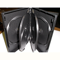 DVD Case - Multi-6 Disc Holder Black 1 DVD Case - Multi-6 Disc Holder Black 1