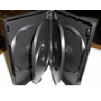 DVD Case - Multi-6 Disc Holder Black 1.25 DVD Case - Multi-6 Disc Holder Black 1.25