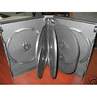 DVD Case - Multi-8 Disc Holder Black 1.475 DVD Case - Multi-8 Disc Holder Black 1.475