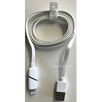 Earldom WZNB-06: LED iPhone 5/6 to USB - White