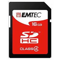 EMTEC ECMSD16GHC4: SDHC Memory Card 16GB Class-4 EMTEC ECMSD16GHC4: SDHC Memory Card 16GB Class-4