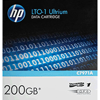 Hewlett Packard C7971A: LTO-1 Ultrium 200GB Crtdge Hewlett Packard C7971A: LTO-1 Ultrium 200GB Crtdge