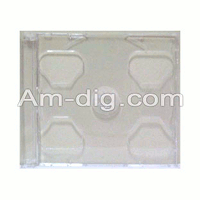 CD Tray Part - Clear Double (No Case Shell)