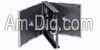 CD Jewel Case - Black 4 Disc Holder - Unassembled CD Jewel Case - Black 4 Disc Holder - Unassembled