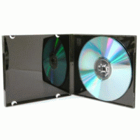CD Jewel Case Black Poly M-Lock Single w/ Sleeve CD Jewel Case Black Poly M-Lock Single w/ Sleeve
