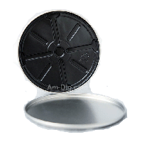 Tin CD Case - Round no Window no Indent no Hinge Tin CD Case - Round no Window no Indent no Hinge