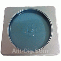 Tin CD Case - Square Hinged with Window Tin CD Case - Square Hinged with Window