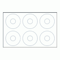 Klone 30600D: 6-UP CD Label Sheets 11x17 Sheets Klone 30600D: 6-UP CD Label Sheets 11x17 Sheets