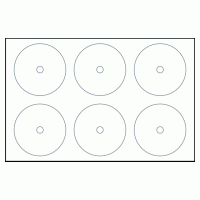 Klone 40000D: 6-UP CD Label Sheets 11x17 Sheets Klone 40000D: 6-UP CD Label Sheets 11x17 Sheets