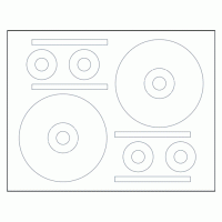 Klone 50800C: 2-UP CD Label Sheets for Stomper Klone 50800C: 2-UP CD Label Sheets for Stomper