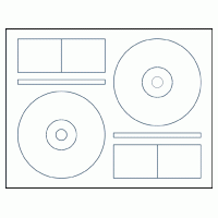 Klone 60000C: 2-UP CD Label Sheets for Memorex Klone 60000C: 2-UP CD Label Sheets for Memorex