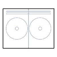 Klone 62300C: 2-UP CD Label Sheets for Avery Klone 62300C: 2-UP CD Label Sheets for Avery