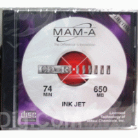 MAM-A 41142: CD-R 650MB White InkJet in Jewel Case MAM-A 41142: CD-R 650MB White InkJet in Jewel Case
