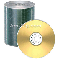 MAM-A 45612: GOLD CD-R 700MB No Logo Matte Stack MAM-A 45612: GOLD CD-R 700MB No Logo Matte Stack