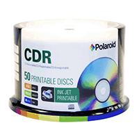 Polaroid CDR80 White InkJet Hub Printable Polaroid CDR80 White InkJet Hub Printable