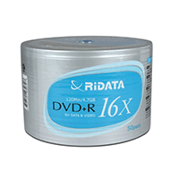 Ridata/Ritek 16x Silver Matte PLUS DVD+R Ridata/Ritek 16x Silver Matte PLUS DVD+R