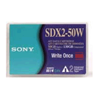 Sony SDX2-50W 50/100GB 230M AIT2 WORM 8mm Tape Sony SDX2-50W 50/100GB 230M AIT2 WORM 8mm Tape