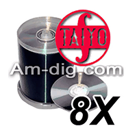 Taiyo Yuden / JVC Inkjet Silver 8x DVD-R Taiyo Yuden / JVC Inkjet Silver 8x DVD-R