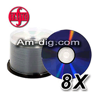 Taiyo Yuden / JVC Inkjet Silver 8x plus DVD+R Taiyo Yuden / JVC Inkjet Silver 8x plus DVD+R