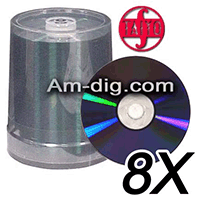 Taiyo Yuden / CMC DVD+R 8x Silver Lacquer Taiyo Yuden / CMC DVD+R 8x Silver Lacquer