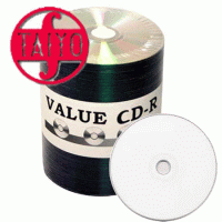 Taiyo Yuden / JVC VALUE CDR-80 White InkJet Hub Taiyo Yuden / JVC VALUE CDR-80 White InkJet Hub
