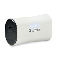 Verbatim 98360: White Portable Power Pack USB Verbatim 98360: White Portable Power Pack USB