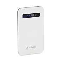 Verbatim 98454: White Ultra-Slim Power Pack USB Verbatim 98454: White Ultra-Slim Power Pack USB