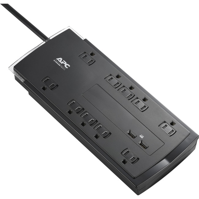 APC Performance SurgeArrest , P10U2, 10-Outlet, 120V, 2 Port 2.4A, USB Charger from Am-Dig