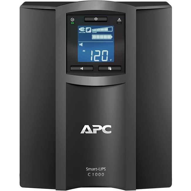 APC Smart UPS, SMC1000C, C 1000VA, LCD 120V, SmartConne