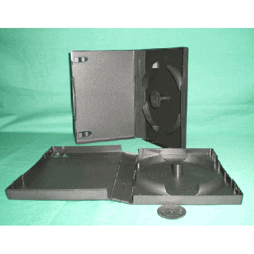 DVD Case - Multi-12 Disc Holder Black 27mm Spine from Am-Dig
