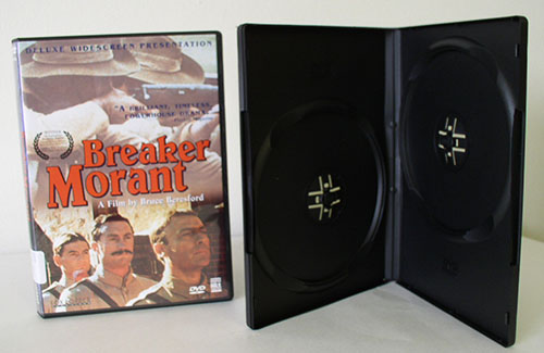 DVD Case - Double Black 14mm Spine - Booklet Clips from Am-Dig