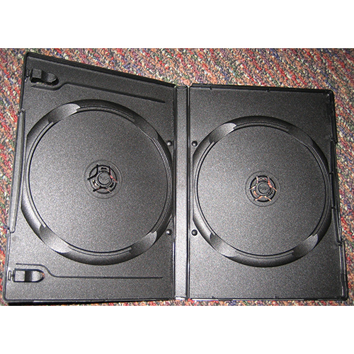 DVD Case - Black Virgin Grade Double Black 14mm Sp from Am-Dig