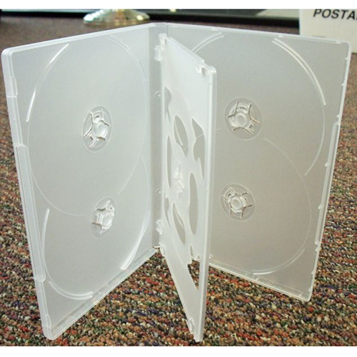 DVD Case - Clear Multi-6 Disc Holder 14mm Spine from Am-Dig