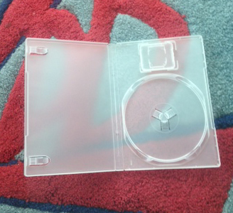 DVD/Micro SD Case - 1 Disc/1 SD Clear 14mm Spine from Am-Dig
